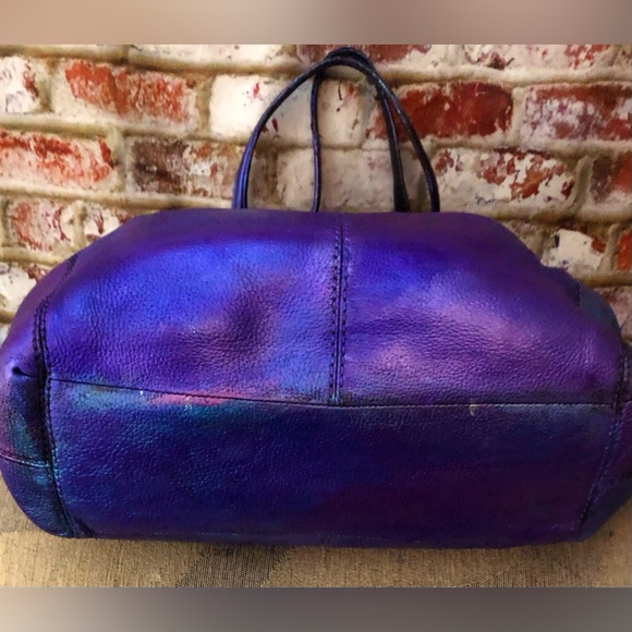 Coach Madison Metallic Multi Color Leather Satchel Shoulder Bag 13. X 6. X 11 - Picture 15 of 15